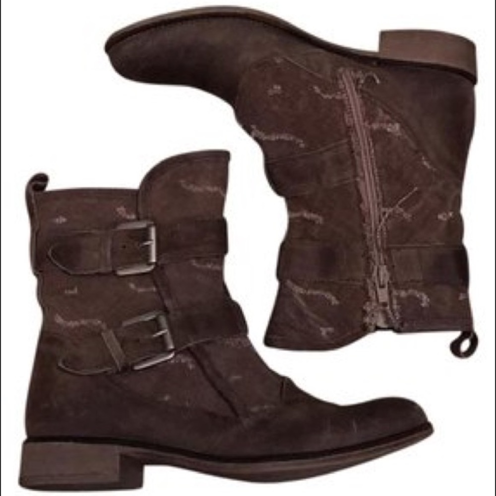 Boutique 9 Galeea Canvas Flat Boots